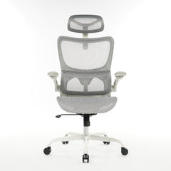 8028 Series High Back Ergonomic Office Chair Grey Mesh