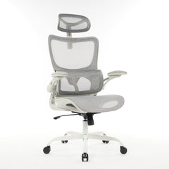 8028 Series High Back Ergonomic Office Chair Grey Mesh