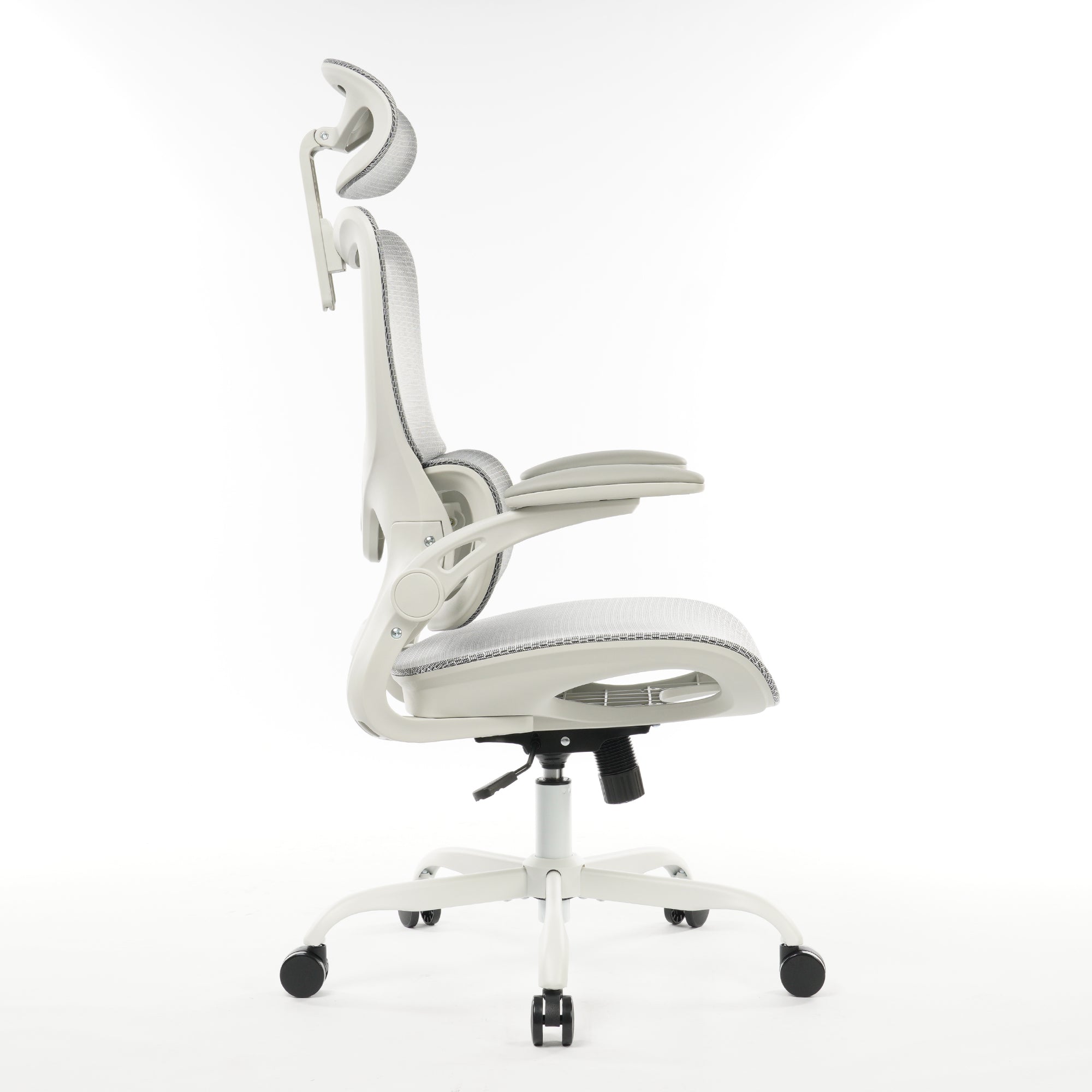 8028 Series High Back Ergonomic Office Chair Grey Mesh