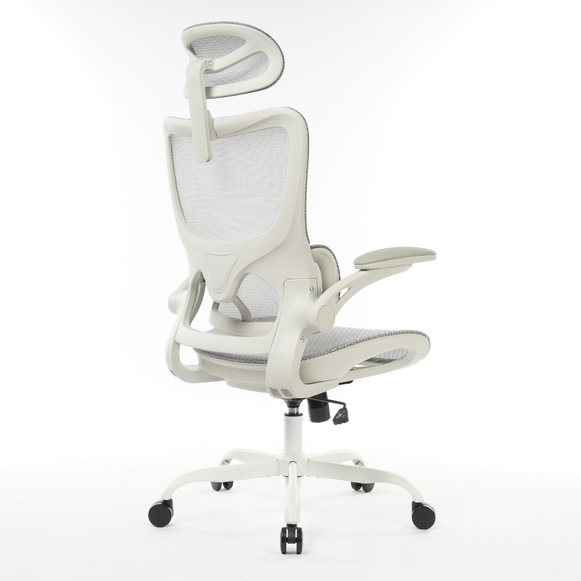 8028 Series High Back Ergonomic Office Chair Grey Mesh
