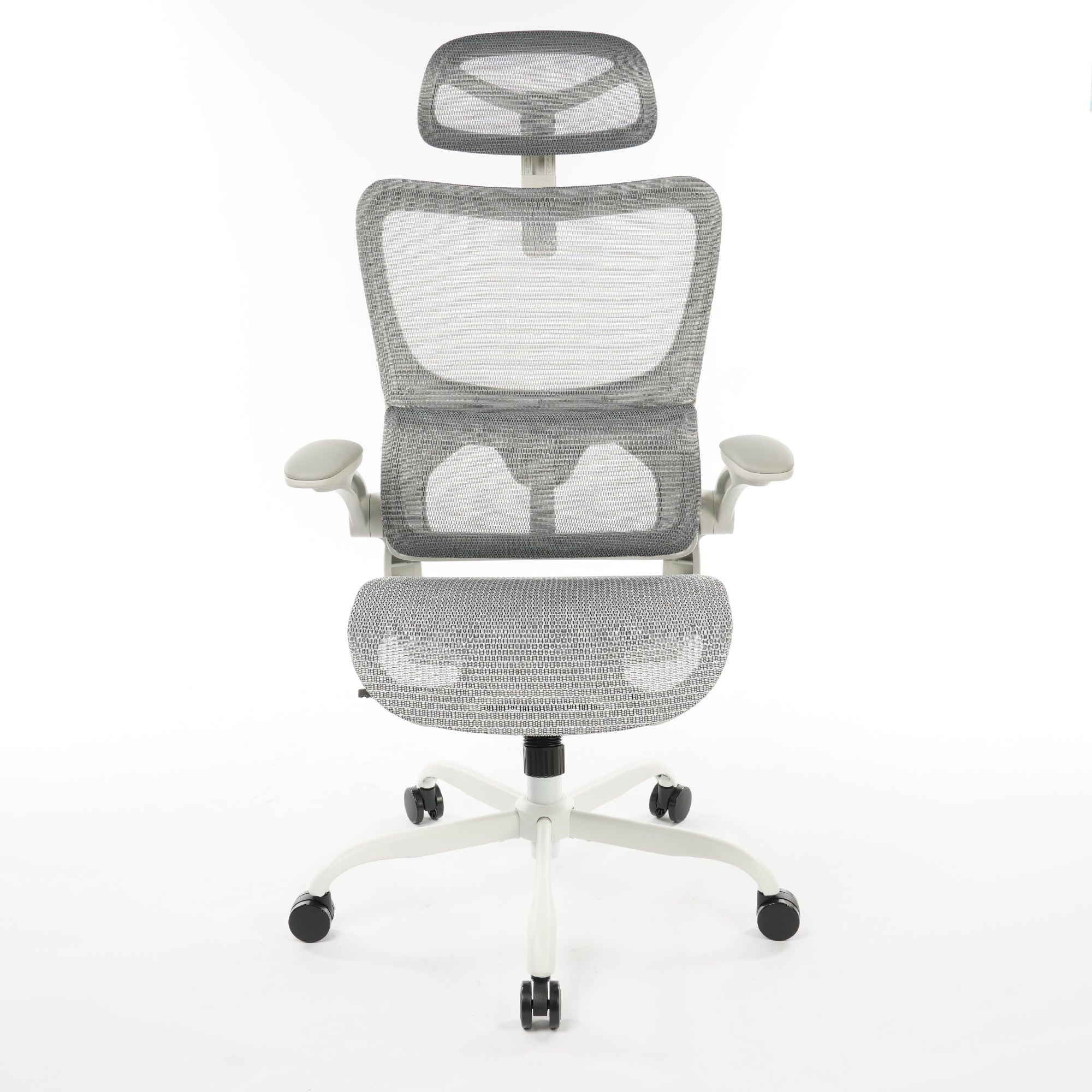 8028 Series High Back Ergonomic Office Chair Grey Mesh