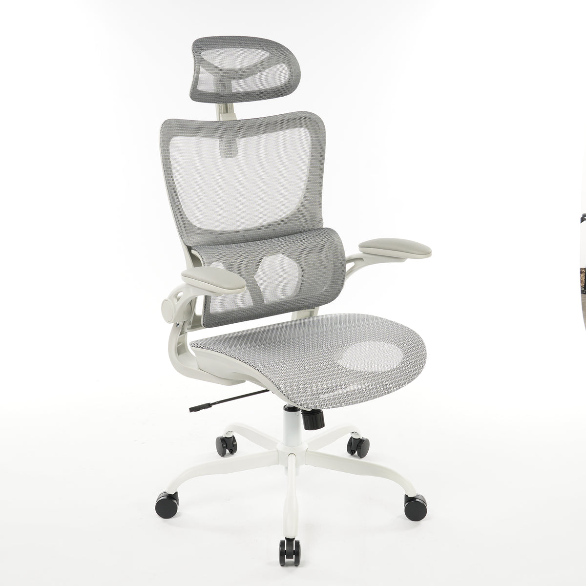 8028 Series High Back Ergonomic Office Chair Grey Mesh