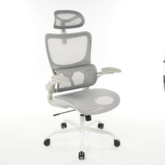 8028 Series High Back Ergonomic Office Chair Grey Mesh