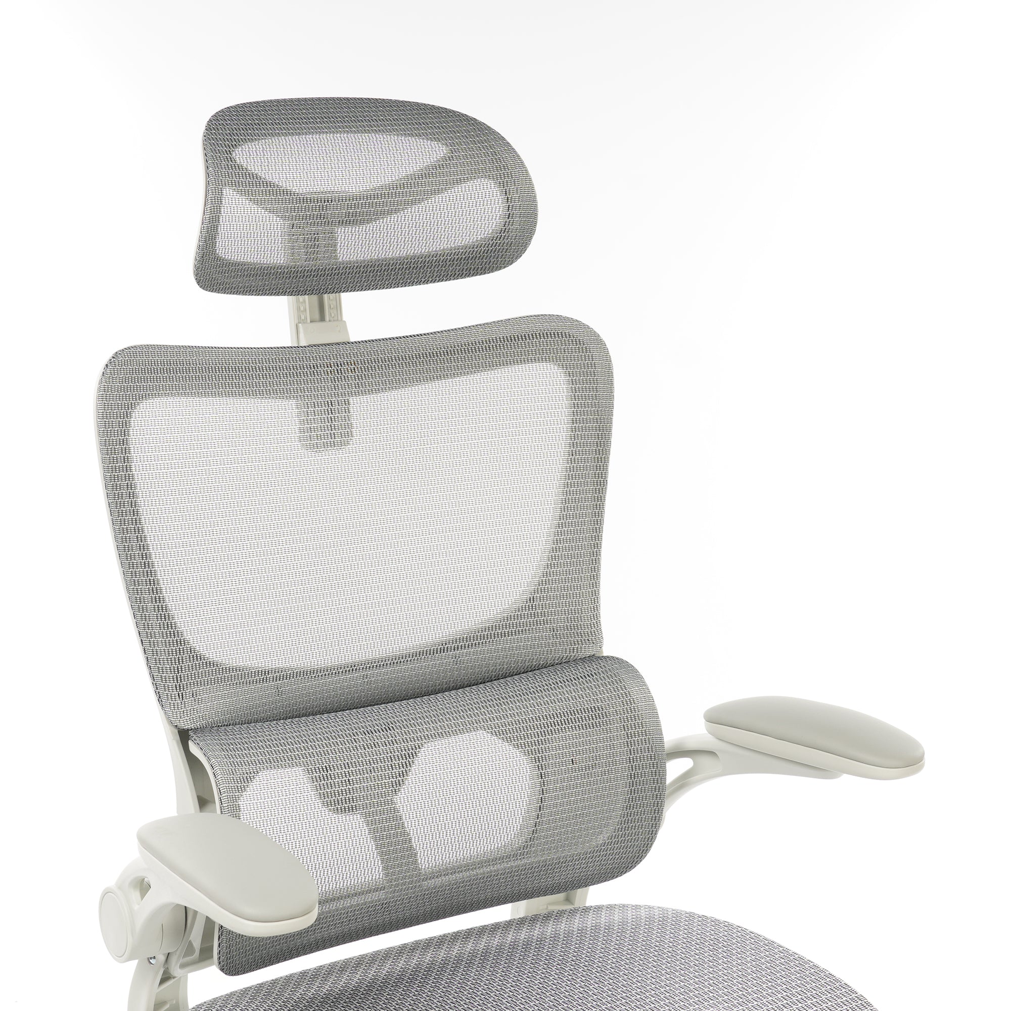 8028 Series High Back Ergonomic Office Chair Grey Mesh