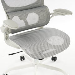 8028 Series High Back Ergonomic Office Chair Grey Mesh
