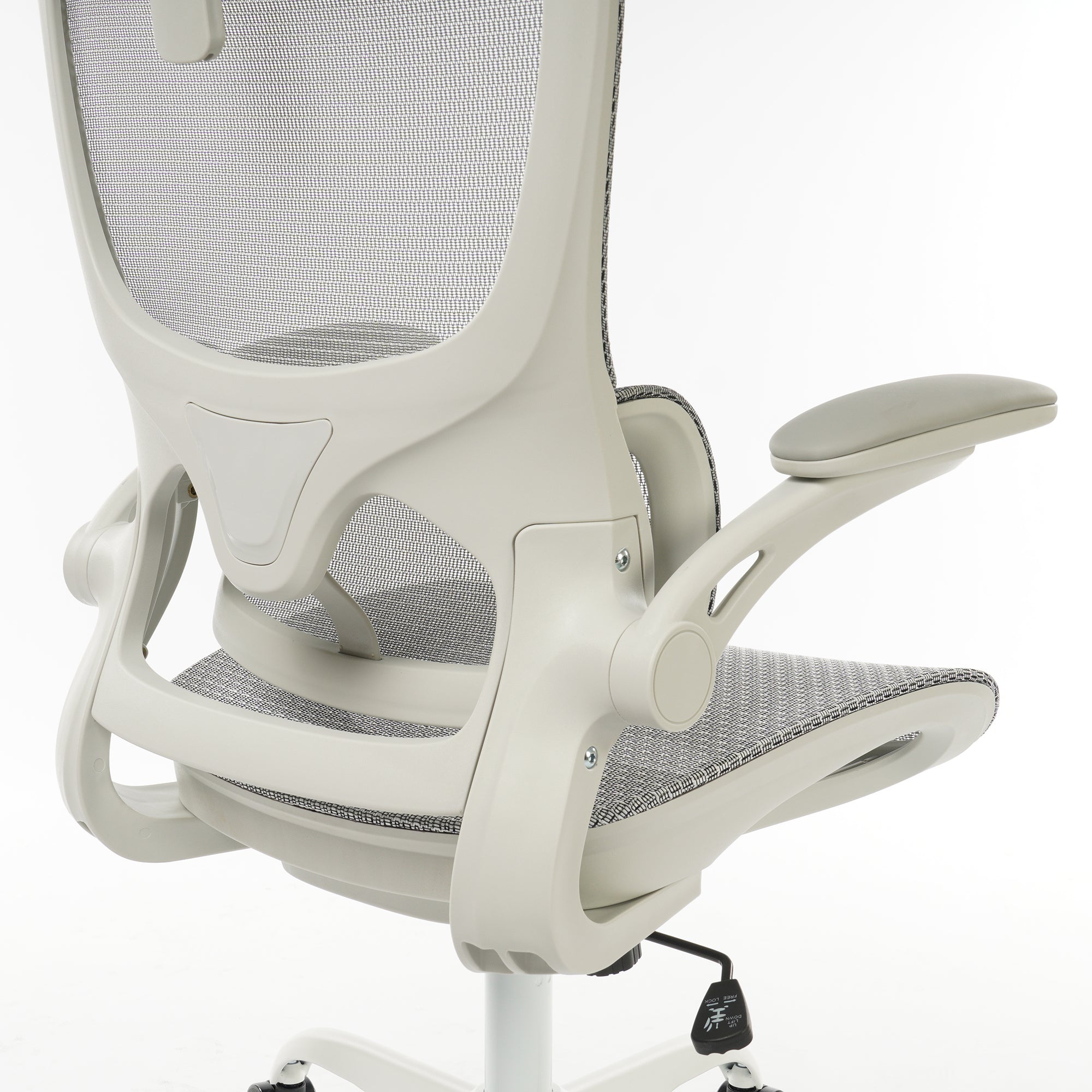 8028 Series High Back Ergonomic Office Chair Grey Mesh