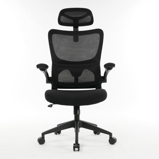 8028 Series High Back Ergonomic Office Chair Black Foam