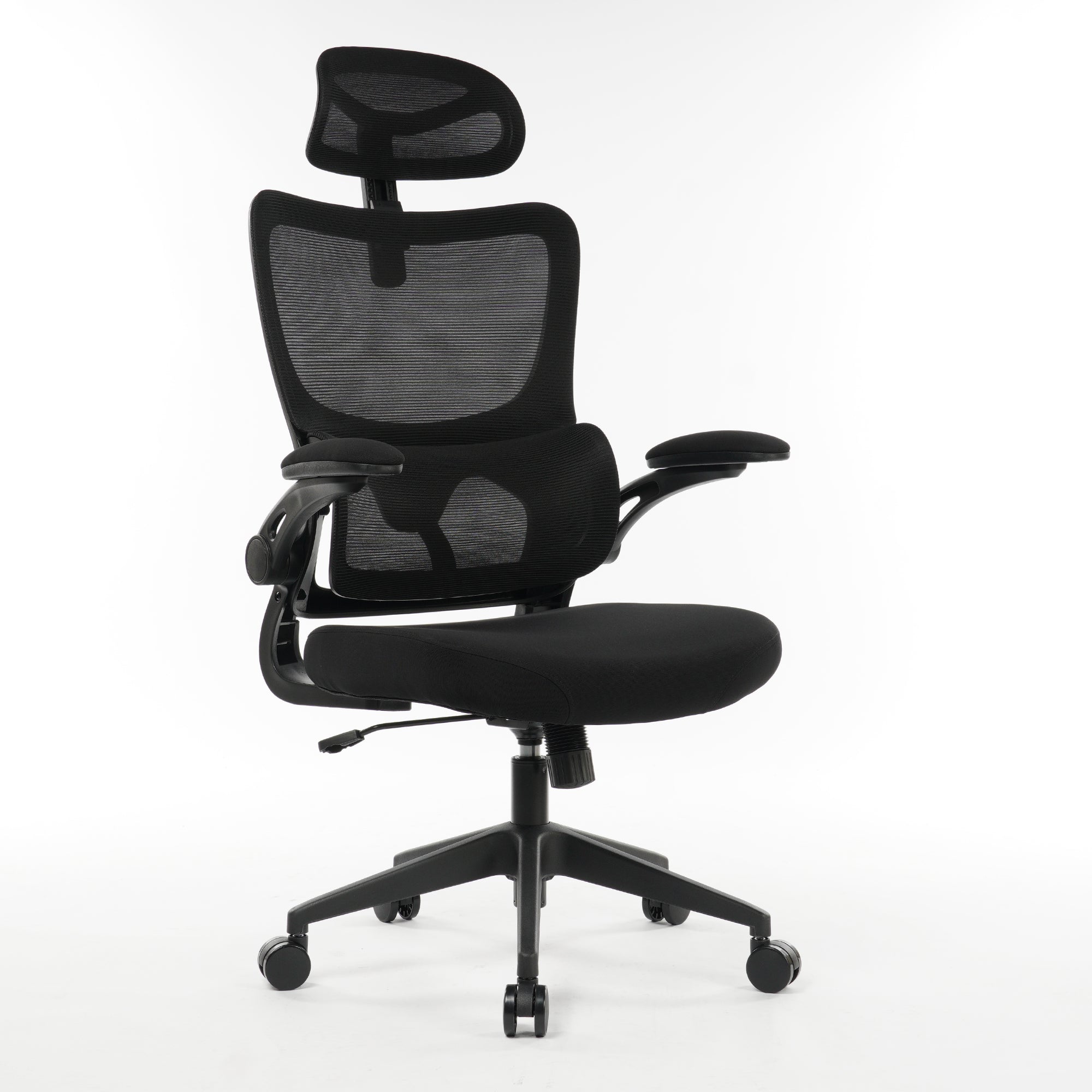 8028 Series High Back Ergonomic Office Chair Black Foam