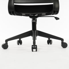 8028 Series High Back Ergonomic Office Chair Black Foam